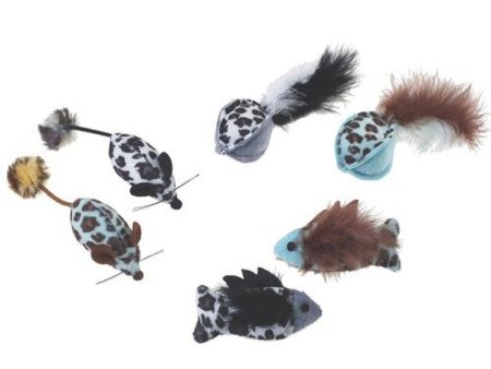 SPOT - Animal Print Rattle with Catnip - 2 Pack Hot on Sale