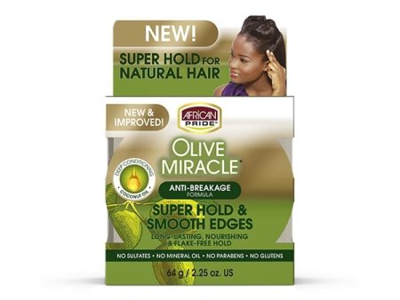 AFRICAN PRIDE - Olive Miracle Silky Smooth Edges - 2.25 oz. (66 ml) Fashion