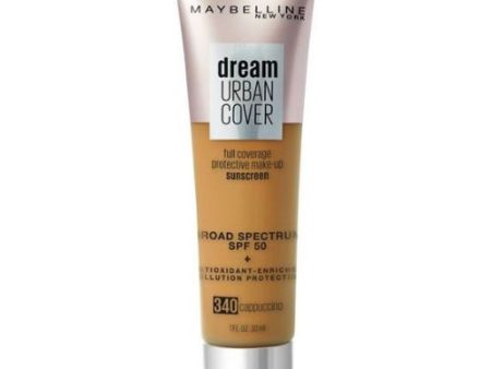 MAYBELLINE - Dream Urban Cover Flawless Coverage Foundation Almond - 1 fl oz (30 ml) Online Hot Sale