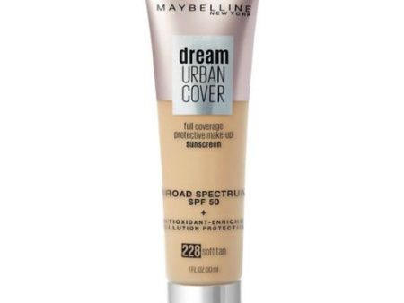 MAYBELLINE - Dream Urban Cover Flawless Coverage Foundation Soft Tan - 1 fl oz (30 ml) Discount