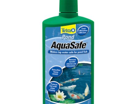 TETRA - AquaSafe Pond Conditioner - 16.9 fl. oz. (500 ml) Supply