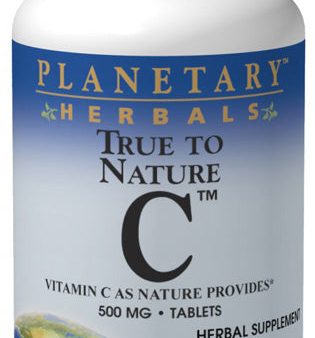 PLANETARY HERBALS - True To Nature C 500 mg - 120 Tablets Online now