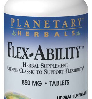 PLANETARY HERBALS - Flex-Ability Herbal Supplement 850 mg - 120 Tablets For Discount