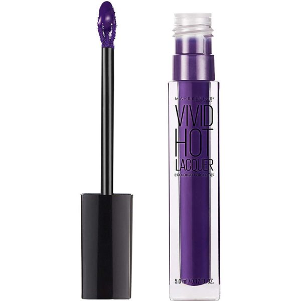 MAYBELLINE - Color Sensational Vivid Hot Lacquer Lip Gloss, Royal - 0.17 fl. oz. (5 ml) Online