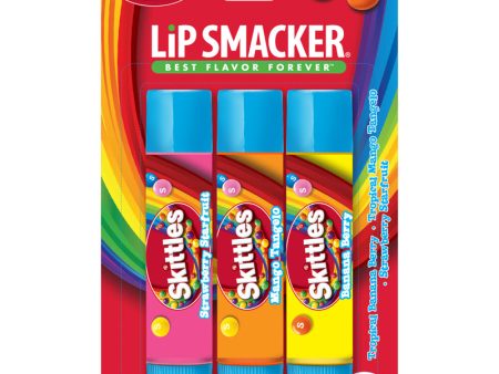 LIP SMACKER - Skittles Lip Balm Trio - 3 Pieces (0.42 oz. 12 g) Online Sale