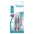 TRIM - Compact Slant Point Tweezers - 2 Pack Online Sale