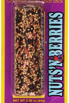 HIGGINS - Nuts N Berries Small Parrot Treat Sticks - 2.26 oz. (64 g) Hot on Sale