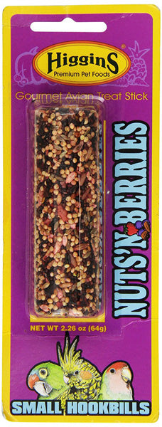 HIGGINS - Nuts N Berries Small Parrot Treat Sticks - 2.26 oz. (64 g) Hot on Sale