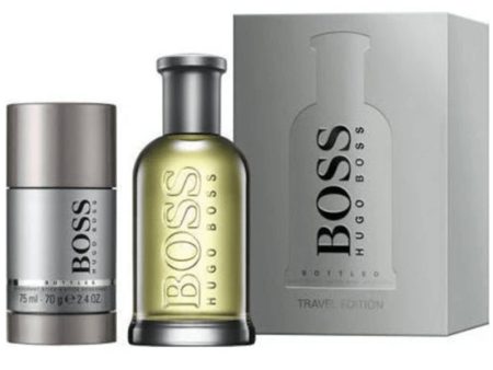 Hugo Boss Bottled Eau De Toilette & Deodorant Stick Gift Set 100ml Online Sale