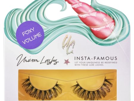 Unicorn Cosmetics Russian Foxy Volume Unicorn Strip Lashes Black For Discount