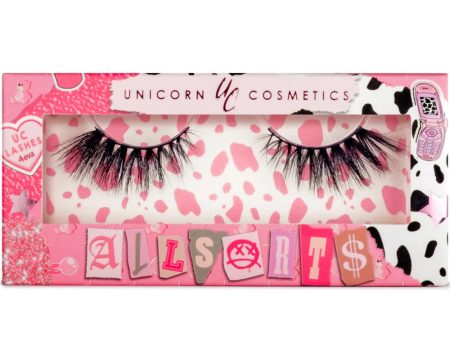 Unicorn Cosmetics Toxic Brat Allsorts Half Lashes Black Supply