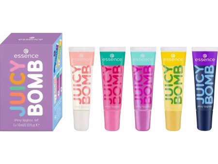 Essence Juicy Bomb Shiny Sweet Glossy Lip Gloss Set 5 x 2.4ml Sale