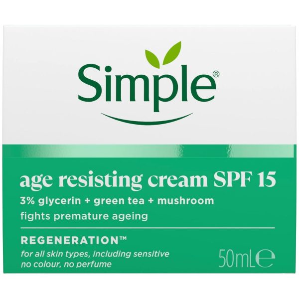 Simple Day Regeneration Age Resisting Day Cream SPF15 50ml Discount