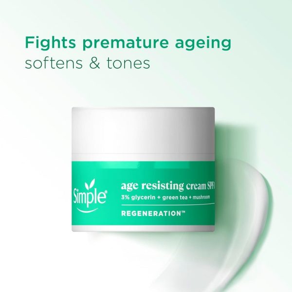 Simple Day Regeneration Age Resisting Day Cream SPF15 50ml Discount