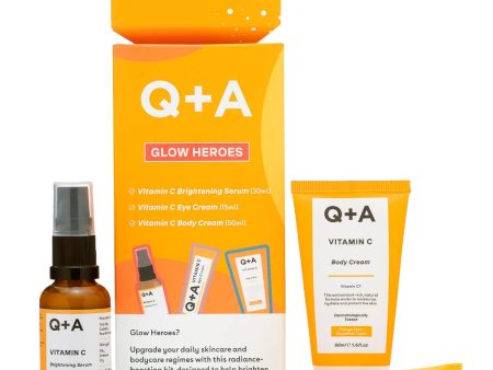 Q+A Glow Heroes Skincare Gift Set Sale