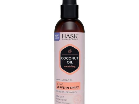 Hask Monoi Coconut Oil Nourishing 5-In-1 Leave-In Conditioning Spray 175ml Supply