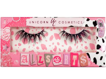 Unicorn Cosmetics Trash Kitty Allsorts Half Lashes Black Supply