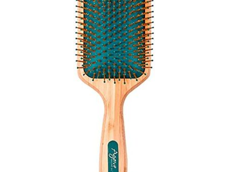 Agave Healing Oil Natural Bamboo Paddle Brush | Eco-Friendly Detangling Hairbrush for Smooth, Shiny, and Frizz-Free Hair Online Sale