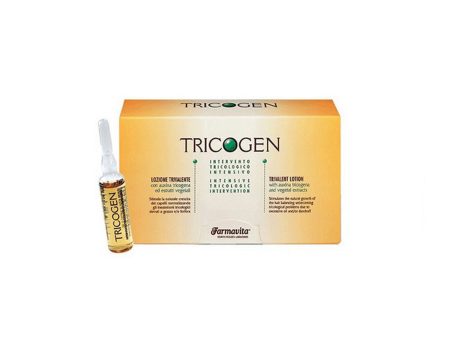 Anti-Hair Loss Lotion Farmavita Tricogen Loción (12 x 8 ml) Online Hot Sale