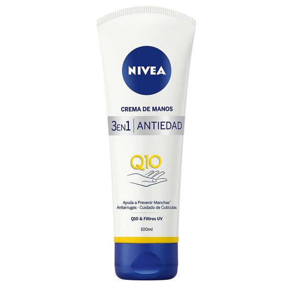 Anti-ageing Hand Cream Nivea Q10 3-in-1 100 ml Fashion