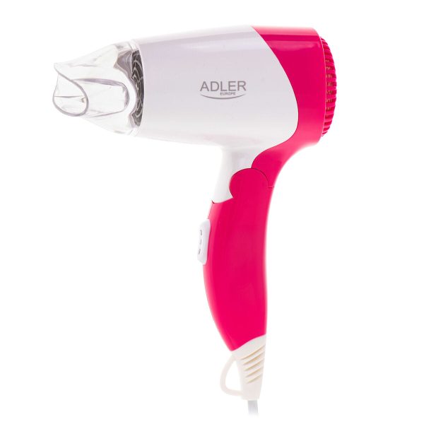 Adler AD 2259 Compact Travel Hair Dryer – 1200W Power with Dual Speed Settings | Lightweight and Foldable Design for On-the-Go Styling | Includes Concentrator Nozzle for Precision Drying For Cheap