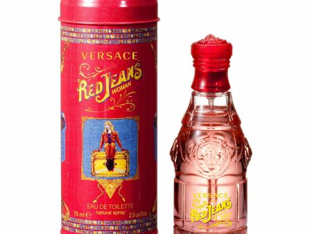 Women s Perfume Versace EDT Red Jeans 75 ml Discount