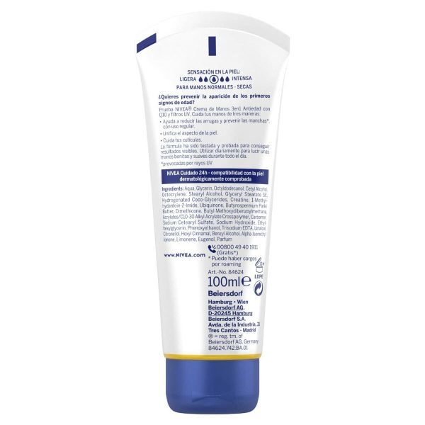 Anti-ageing Hand Cream Nivea Q10 3-in-1 100 ml Fashion