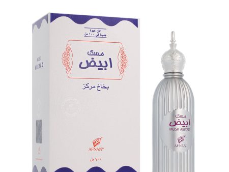 Afnan Musk Abiyad Eau de Parfum – 100 ml | Unisex Fragrance with Elegant Floral and Musky Notes on Sale