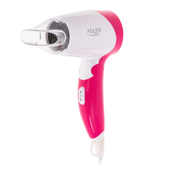 Adler AD 2259 Compact Travel Hair Dryer – 1200W Power with Dual Speed Settings | Lightweight and Foldable Design for On-the-Go Styling | Includes Concentrator Nozzle for Precision Drying For Cheap