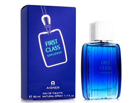 Aigner First Class Explorer Eau de Toilette for Men – 50 ml | Luxurious Citrus Woody Fragrance Online now